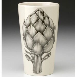 Laura Zindel Design 6" Artichoke Stonewear Ceramic Tumbler 16oz